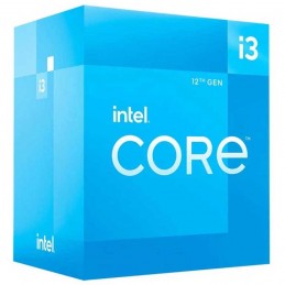 INTEL Core i3-12100F Processeur LGA-1700 - 4 coeurs - 3.3GHz - 4.3 GHz - TDP 89W (BX8071512100F) - vue emballage
