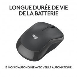 LOGITECH M240 Graphite Souris sans fil Bluetooth Compacte (910-007119) - vue longue durée