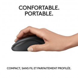 LOGITECH M240 Graphite Souris sans fil Bluetooth Compacte (910-007119) - vue confortable