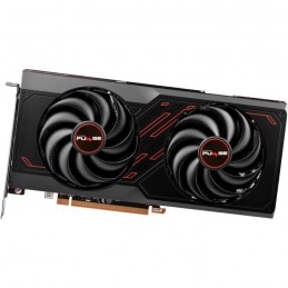 SAPPHIRE PULSE AMD RADEON™ RX 7600 GAMING 8GB Carte Graphique - HDMI, DP - vue de dessus