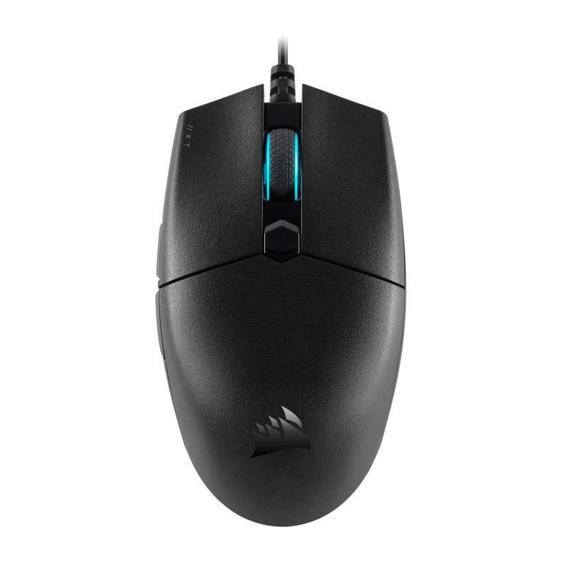 CORSAIR KATAR PRO Noir Souris Optique Gamer LED RGB - 12400Dpi (CH-930C011-EU) - vue de dessus