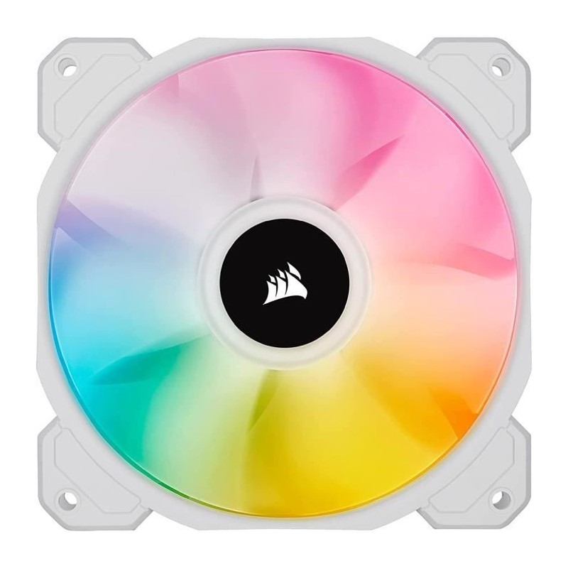 CORSAIR SP120 RGB ELITE Blanc Ventilateur SP Series 120mm (CO-9050136-WW)