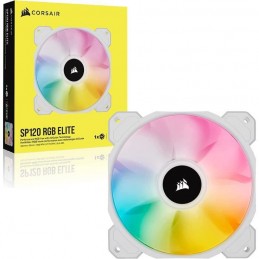 CORSAIR SP120 RGB ELITE Blanc Ventilateur SP Series 120mm (CO-9050136-WW) - vue emballage