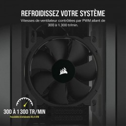 CORSAIR SP120 ELITE Noir Ventilateur SP ELITE Series 120mm AirGuide (CO-9050161-WW) - vue PWM