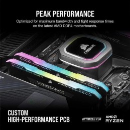 CORSAIR Vengeance RGB Pro SL 32Go DDR4 (2x 16Go) RAM DIMM 3600MHz CL18 (CMH32GX4M2Z3600C) - vue performance