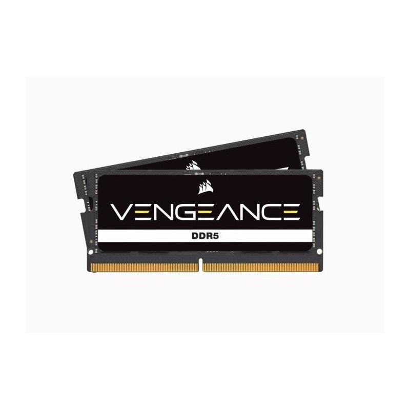 CORSAIR Vengeance 16Go DDR5 (2x 8Go) RAM SODIMM 4800MHz CL40 (CMSX16GX5M2A4800C40)