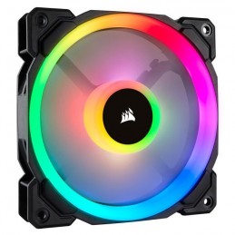 CORSAIR LL120 RGB Ventilateur LL Series 120mm Dual Light Loop PWM (CO-9050071-WW) - vue de trois quart