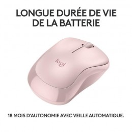 LOGITECH M240 Rose Souris sans fil Bluetooth Compacte (910-007121) - vue longue durée