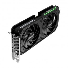 PALIT GeForce RTX 4060 Ti Dual OC 8Go Carte Graphique Nvidia - HDMI, DP - vue de trois quart