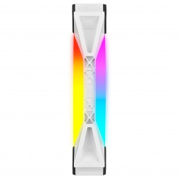 CORSAIR QL140 RGB Blanc Ventilateur Boitier PC 140mm PWM (CO-9050105-WW) - vue de profil