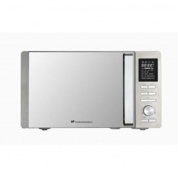 CONTINENTAL EDISON CEMO25SG13S3 Silver Micro-ondes combiné 25L - 900W - Grill 1000W - Plateau 27cm