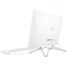 HP All-in-One 22-dd0157nf PC de bureau 22'' FHD - Celeron J4025 - RAM 8Go - SSD 512Go - W11 + Clavier et souris - vue de dos