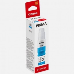 CANON GI-50C Cyan Bouteille d'encre (3403C001) pour PIXMA MegaTank G5050, GM4050 - vue emballage