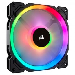 CORSAIR LL140 Noir RGB Ventilateur boitier 140mm (CO-9050073-WW) - vue de trois quart