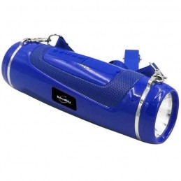INOVALLEY HP206-BTH-C Bleu Enceinte portable lumineuse Bluetooth - 10W - Lampe torche