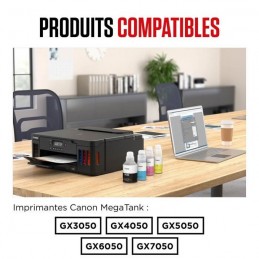 CANON GI-56BK Noir Bouteille d'encre (4412C001) pour MAXIFY GX3050, GX5050, GX7050 - vue MegaTank