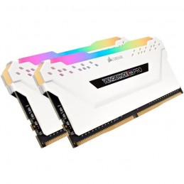 CORSAIR Vengeance RGB PRO Series 16Go DDR4 (2x 8Go) RAM DIMM 3600MHz CL18 (CMW16GX4M2D3600C18W) - vue à plat