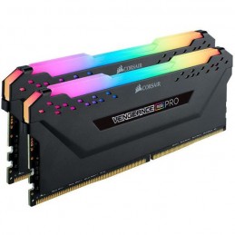CORSAIR Vengeance RGB Pro 32Go DDR4 (2x 16Go) RAM DIMM 3600MHz - 1.35V - Noir (CMW32GX4M2D3600C18)