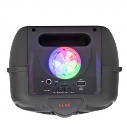 INOVALLEY KA07 BOWL Noir Enceinte bluetooth karaoke 40W - Boule LED Multicolore - vue de dessus