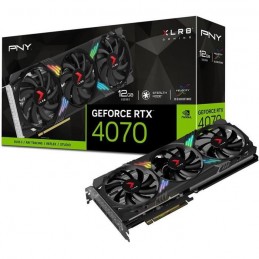 PNY GeForce RTX 4070 XLR8 Gaming VERTO EPIC-X RGB 12G Carte Graphique (VCG407012TFXXPB1)