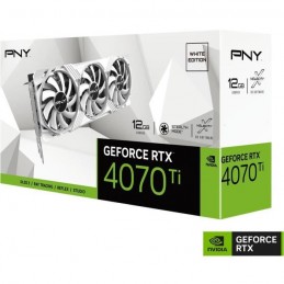 PNY GEFORCE RTX™ 4070 Ti 12GB VERTO Triple Fan Carte Graphique Nvidia - HDMI, DP - vue emballage