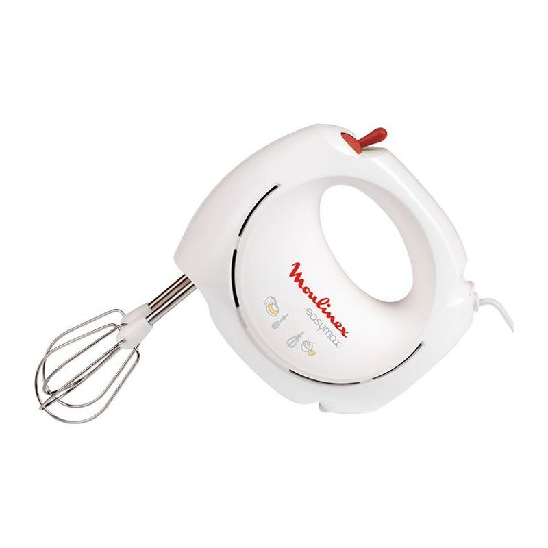 MOULINEX ABM11A30 Blanc Batteur électrique Easy Max - 150W - 2 vitesse + turbo