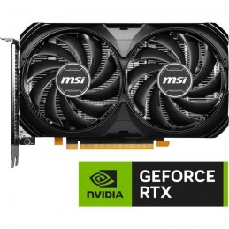 MSI GeForce RTX™ 4060 VENTUS 2X NOIR 8G OC Carte Graphique nVidia - HDMI, DP - vue de dessus