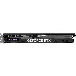 PNY GeForce RTX™ 4070 XLR8 Gaming VERTO EPIC-X RGB™ OC 12G Triple Fan Carte Graphique - HDMI, DP - vue de profil