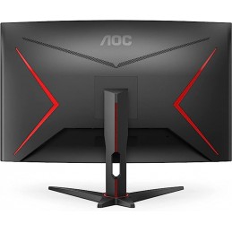 AOC C32G2AE/BK Ecran PC 32''  FHD Gamer incurvé - Dalle VA - 1ms - 165Hz - HDMI, DisplayPort - FreeSync - vue de dos