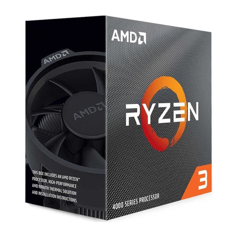 AMD Ryzen 3 4100 Processeur Socket AM4 - 4 Coeurs - 4GHz (100-100000510BOX)