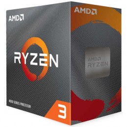 AMD Ryzen 3 4100 Processeur Socket AM4 - 4 Coeurs - 4GHz (100-100000510BOX) - vue de trois quart