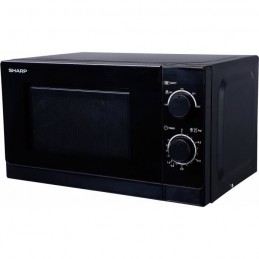 SHARP R-200BKW Noir Four à Micro-ondes 20L - 800W - 5 niveaux de puissances