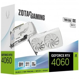 ZOTAC GeForce RTX 4060 Twin Edge OC White 8Go Carte Graphique Nvidia - HDMI, DP - vue emballage