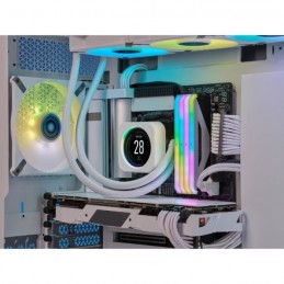 CORSAIR iCUE ELITE LCD Blanc Kit de mise a niveau refroidisseur - Ecran LCD (CW-9060066-WW) - vue en situation