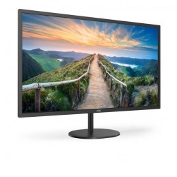 AOC Q32V4 Ecran PC 32'' QHD - IPS - 4ms - 75Hz - HDMI, DP - vue de trois quart