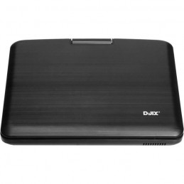 D-JIX PVS906-20 Noir Lecteur DVD portable écran 9'' rotatif - USB - Carte SD - vue de face fermé