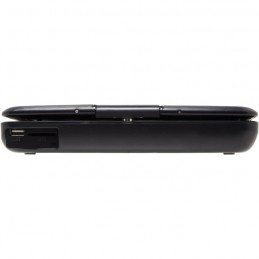 D-JIX PVS906-20 Noir Lecteur DVD portable écran 9'' rotatif - USB - Carte SD - vue de profil fermé