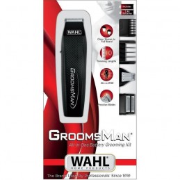 WAHL GroomsMan all in one Tondeuse Multi-usages - tête de coupe professionnelle et amovible - vue emballage