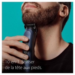 BRAUN Series 7 MGK7421 Tondeuse Tout-En-Un sans fil - Autonomie 100 min - vue en situation barbe