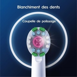 ORAL-B 80731295 Brossette pour brosse a dent électrique (Pack de 8 unités) - vue blanchiment des dents