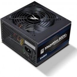 ZALMAN MegaMax 800W v2 Alimentation PC 80Plus (ZM800-TXIIV2) - vue de trois quart