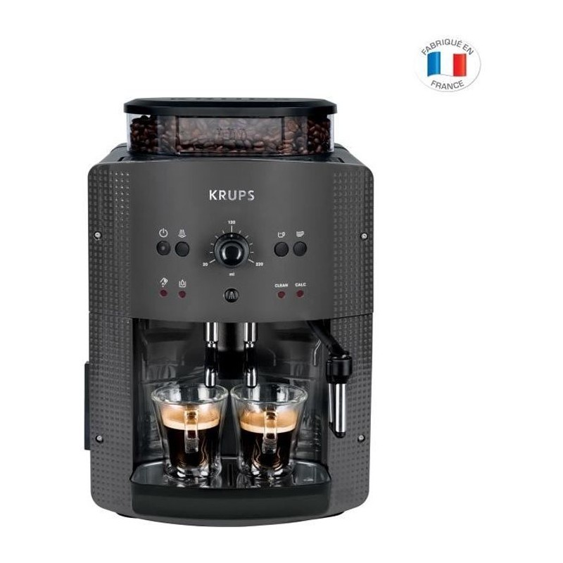 KRUPS EA810B70 Essential Machine à Café à Grain 1.7L - 1450W - 15 Bars ...