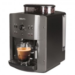 KRUPS EA810B70 Essential Machine à café à grain 1.7L - 1450W - 15 bars - Broyeur grain, Cafetière expresso 2 tasses - vue C