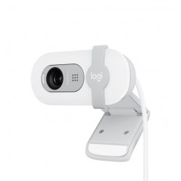 LOGITECH Brio 100 Webcam Full HD 1080p Blanc - Microphone intégré (960-001617)