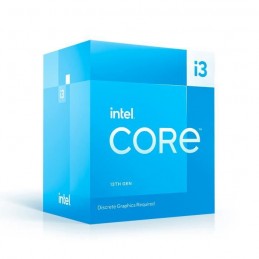 INTEL Core i3-13100F Processeur LGA-1700 - 4 Coeurs - 3.4GHz - 4.5GHz - TDP 89W (BX8071513100F) - vue de trois quart