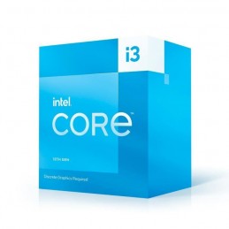 INTEL Core i3-13100F Processeur LGA-1700 - 4 Coeurs - 3.4GHz - 4.5GHz - TDP 89W (BX8071513100F) - vue de trois quart