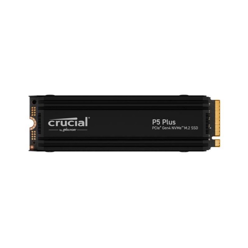 CRUCIAL P5 Plus 1To SSD PCIe 4.0 NVMe avec Dissipateur (CT1000P5PSSD5) avec  Quadrimedia