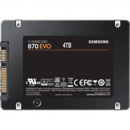 SAMSUNG 870 EVO 4To SSD SATA3 6Gbs 2.5'' - 7mm (MZ-77E4T0B/EU) - vue de dessous
