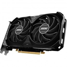 MSI GeForce RTX 4060 Ti VENTUS BLACK 16GB OC Carte Graphique - 3x DP, 1x HDMI - vue de trois quart