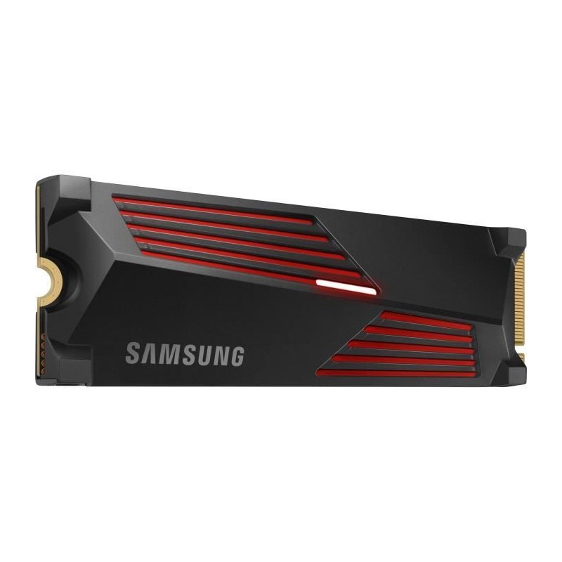 SAMSUNG 990 PRO 2To SSD PCIe 4.0 NVMe 2.0 M2 2280 avec dissipateur  (MZ-V9P2T0GW) avec Quadrimedia